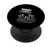 Cosmic Raccoons Worship Retro Cassette Mixtape PopSockets Adhesive PopGrip