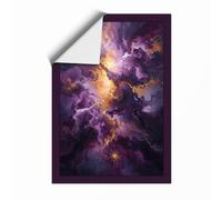 Cosmic Radiance Modern Unframed Wall Art Print A4 (29.7×21cm), Wall Decor for Living Room, Bedroom, Office & Home, Art Gift