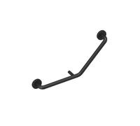 COSMIC Right Bath Grab bar Matt Black Installation with Screws Measures 24 x 49 x 7 cm