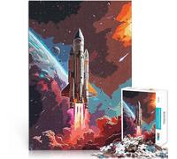 Cosmic Rocket1000 Piece Adult Puzzles Help the brain exercise addictive toys to cultivate patience Great Gift for Games 38x26cm