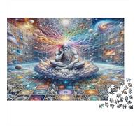 Cosmic Sage Jigsaw Puzzles 1000Pc Recycled Paper for Adults Puzzle for Adults Educational Game Decompression Fun Home Present Great Gift for Kids Age 12 Years Up 52x38cm/1000pcs