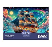 Cosmic SailSuperior 1000-Piece Jigsaw Puzzles for Adults Delivering A Series of Challenging Educational Games - Positioned As The Ideal Educational Gift Jigsaw Puzzles for Adults And Kids Age 12 Year