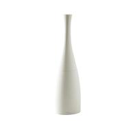 COSMIC Saku Minimalist Nordic Style Toilet Brush Made of Plastic and Resin. Floor-Standing Loo Brush Holder for Bathroom in Ivory Color