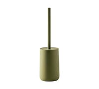 COSMIC Saona Elegant Design Bathroom Loo Brush Made of Resin. Floor Toilet Brush Holder in Olive Color