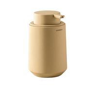 COSMIC SAONA Elegant Design Bathroom Soap Dispenser Made of Resin. Countertop Soap Dish for Bathroom and Kitchen with Soft Touch. 350 ml Refillable Accessory in Sand Color