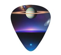 Cosmic Saturn Guitar paddles, bass guitar, electric guitar or Hawaii four strings (12 packs, thin, medium, heavy)