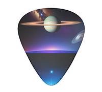 Cosmic Saturn Guitar Plectrums Classical Triangle Bass Acoustic And Electric Guitar Plectrums For Guitarists 12 Pieces