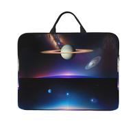 Cosmic Saturn Laptop Bag 14 Inch Handheld Portable Briefcase Shockproof Protective Sleeve Computer Inner Bag
