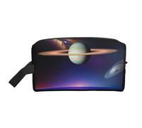 Cosmic Saturn Large Capacity Toiletry Bag, Lightweight Travel Wash Bag with Padding, for Men Women