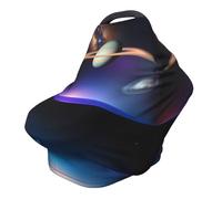 Cosmic Saturn Versatile full-print Stroller Chair Cover/Nursing Cover, specially designed for your baby