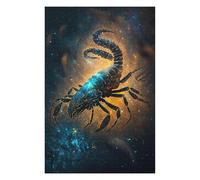 Cosmic Scorpio Art Print Artistic Jigsaw Puzzle for Adults, 1000 PCS
