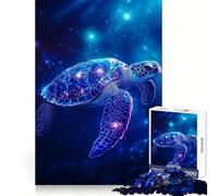 Cosmic Sea Turtle Jigsaw Puzzles for Adults 1000 Mental Skill, Sharp Edge, Enjoyable Challenge, Christmas Surprise (38x26cm)