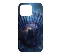 Cosmic Seashell Pearl Galaxy Ocean Universe Case for iPhone 16 Pro