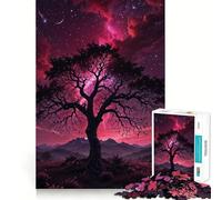 Cosmic Sentinel The Tree of Eternity Jigsaw Puzzles1000 Pieces Sharp Mind, Accurate Cut, Family Activity, (50x75cm)