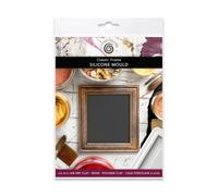 Cosmic Shimmer Classic Frame Silicone Mould, Use with Air Dry Clay, Resin, Wax, Polymer Clay & More. Frame Size 94mm×84mm×5mm, for Mixed Media Crafting, Katy Sue Craft Moulds