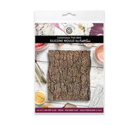 Cosmic Shimmer Continuous Tree Bark Silicone Mould - Repeating Woodland Bark Texture for Crafting & Mixed Media. Use with Air Dry & Polymer Clay, Resin & More. Size 144x123mm. Katy Sue UK Craft Mould.