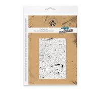 Cosmic Shimmer Cracked Up Pre Cut Mounted Rubber Stamp by Andy Skinner & Katy Sue Designs. Creates a Cracked Surface Design for Stamping in Mixed Media, Art Journaling, Card Making. Size 117 x 76 mms.