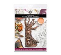 Cosmic Shimmer Enchanted Tree Silicone Mould for Crafting & Mixed Media Art. Use with Air Dry & Polymer Clay, Resin, Wax, Cold Porcelain & More. Design Size 165mm x 134mm. from Katy Sue Craft Moulds