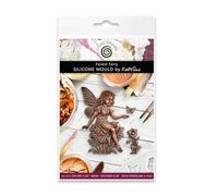 Cosmic Shimmer Forest Fairy Silicone Mould for Crafting & Mixed Media Art. Use with Air Dry & Polymer Clay, Resin, Wax, Cold Porcelain & More. Design Size 73mm x 45mm. from Katy Sue Craft Moulds