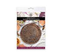 Cosmic Shimmer Medium Log Slice Silicone Mould for Crafting & Mixed Media Art. Use with Air Dry & Polymer Clay, Resin, Wax, Cold Porcelain & More. Design Size 125x125mm. from Katy Sue Craft Moulds