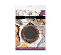 Cosmic Shimmer Regency Crest Frame Silicone Mould, Use with Air Dry Clay, Resin, Wax, Polymer Clay & More. Frame Size 108mm×93mm×7mm, for Mixed Media Crafting, Katy Sue Craft Moulds