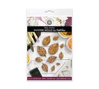 Cosmic Shimmer Rose Leaves Silicone Mould for Crafting. Use with Air Dry & Polymer Clay, Resin, Wax, Cold Porcelain & More. Largest 38 x 26, Smallest 14 x 8 Millimetres from Katy Sue Craft Moulds.