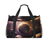 Cosmic Shining Planet Lightweight Waterproof Large Capacity Handheld Shoulder Crossbody Travel Bag Personal Belongings Organizer Bag