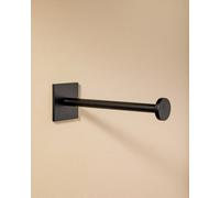 Cosmic Single Arm Toilet Roll Holder, Self-Adhesive, Black, Stick Collection