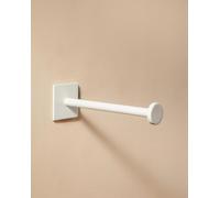 COSMIC Single Arm Toilet roll holder, Self-adhesive, White, Stick Collection Matte White One Size