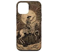 Cosmic Skeleton Cowboy Rider Tarot Art Case for iPhone 12 mini