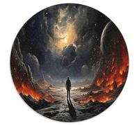 Cosmic Sky Fantasy Landscape 1000 Piece Jigsaw Puzzle Paper Adult Night View Relaxation Gift 1000pcs (67.5x67.5cm)
