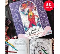 Cosmic Slumber Tarot Coloring Book: Ein interaktives Coloring- und Workbook für Tarot-Lovers (Tarotbuch Deutsch, Ausmalbuch für Erwachsene)