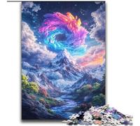 Cosmic Snow Mountain Jigsaws Puzzles 2000 Pieces for Adults Gifts, Suitable for Ages 14 And Up Family Fun It Is Ideal As A Gift for The Whole Family (70x100cm)