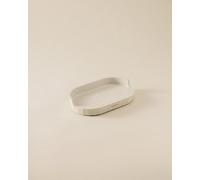 Cosmic Soap Dish White Freestanding Accesory Measures 15 X 10 X 7 Cm, White
