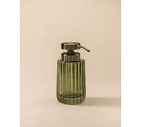 Cosmic Soap Dispenser, 300Ml, Resistant Glass, Large Button, Easy Refill, Green, Lido Collection