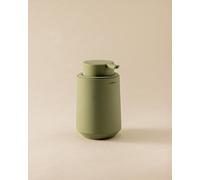 COSMIC Saona Elegant Design Bathroom Soap Dispenser Made of Resin. Countertop Soap Dish for Bathroom and Kitchen with Soft Touch. 350 ml Refillable Accessory in Olive Color