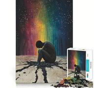 Cosmic Sorrow Jigsaw 1000 Pieces for Teenagers Strong Memory, Snug Cut, Joyful Challenge, Home Display (38x52cm)