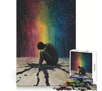 Cosmic Sorrow Jigsaw 1000 Pieces for Teenagers Strong Memory, Snug Cut, Joyful Challenge, Home Display (38x52cm)