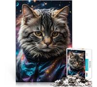 Cosmic Space Cat2000 Piece Jigsaws for teenagers Puzzle Brain intelligence challenge addictive toys unique challenge game 70x100cm