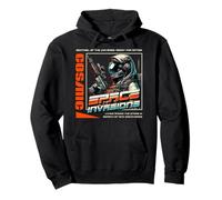 Cosmic Space Invasions Sci Fi Sentinel Of The Universe Pullover Hoodie