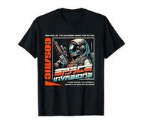 Cosmic Space Invasions Sci Fi Sentinel of The Universe T-Shirt