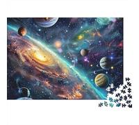 Cosmic Space Scene 1000 Pieces Eco-Friendly Paper Premium Puzzle for Kids Beginners, Ultra Difficult Puzzle, After-school Activity, Puzzle 52x38cm/1000pcs