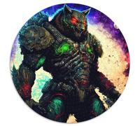Cosmic Space Wolves 1000 Piece Jigsaw Puzzles for Adults Puzzles for Adults Fun at Home Activities, Birthday Present, Travel Gifts (67.5x67.5cm)