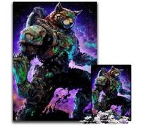 Cosmic Space Wolves Jigsaw Puzzles for Adults, 1000 Piece Jigsaw Puzzles for Adults for Mother'S Day, Birthdays, Christmas 50x75CM/19.68x29.52inch