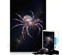 Cosmic Spider in Web Against Starry Sky Puzzles for Adults 1000 Piece Cognitive Boost, Fade Resist, Family Bond, Birthday Present (38x26cm)