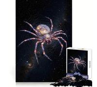 Cosmic Spider in Web Against Starry Sky Puzzles for Adults 1000 Piece Cognitive Boost, Fade Resist, Family Bond, Birthday Present (38x26cm)