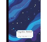 Cosmic Starry Night Composition Notebook: Space Journal for Kids, Teens, and Adult | 7.5 x 9.25" | College Ruled | 120 Pages | Great Gift Idea for astronomy lovers