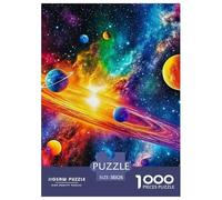 Cosmic Starry Sky 1000 Piece Jigsaw Puzzle For Adults Challenging Game Stress Relief Puzzle Exercise The Memory of The Brain for Adults And Kids, Age 12 Years Up 38x26cm/1000pcs
