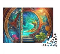Cosmic Starry Sky 1000 Piece Jigsaw Puzzle For Adults Educational Games Stress Relief Puzzle Exercise The Memory of The Brain for Adults And Kids, Age 12 Years Up 300pcs (40x28cm)