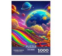 Cosmic Starry Sky 1000 Piece Jigsaw Puzzle For Adults Family Challenge Toys Stress Relief Puzzle Exercise The Memory of The Brain for Adults And Kids, Age 12 Years Up 38x26cm/1000pcs